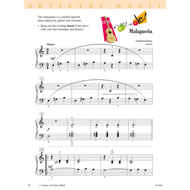 Faber Piano Adventures Level 2A Technique & Artistry Book