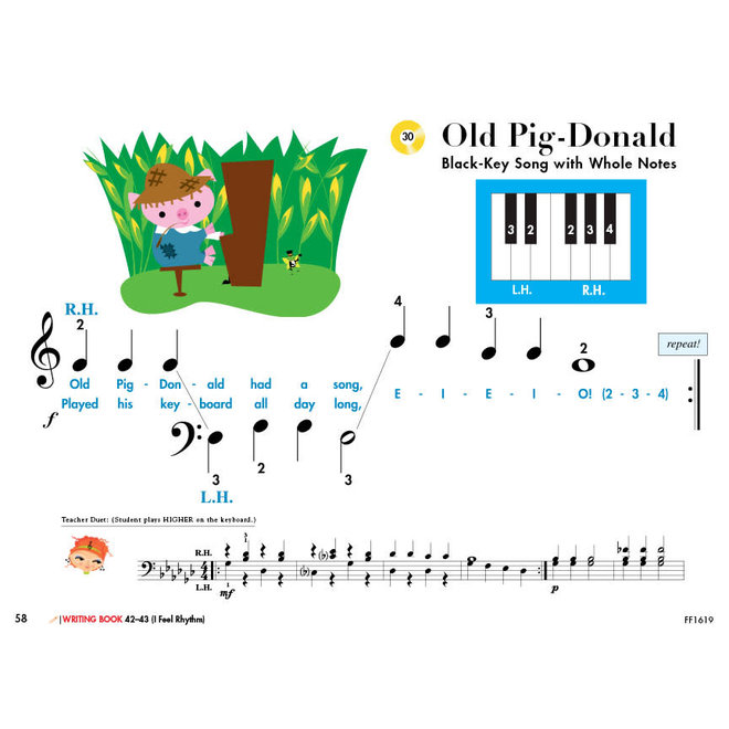 Faber My First Piano Adventure for the Young Beginner, Lesson, Book A