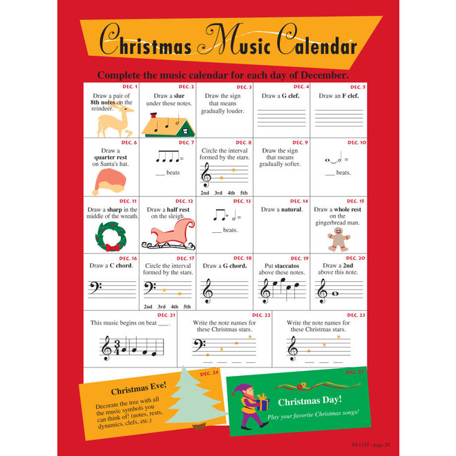 Faber Piano Adventures Level 2A Christmas Book