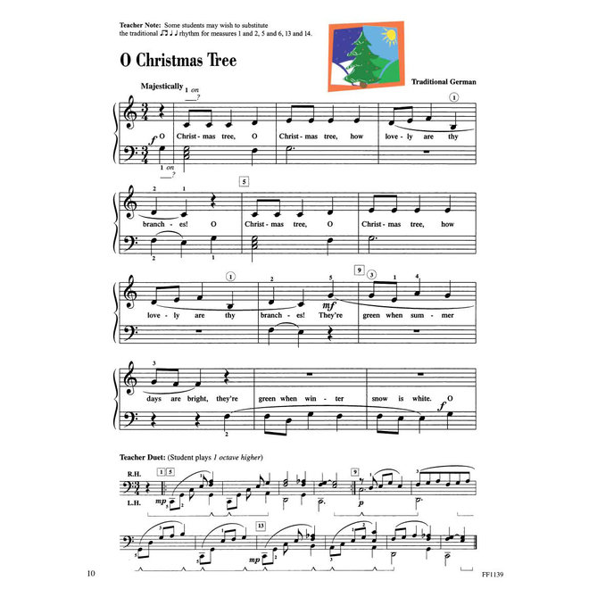 Faber Piano Adventures Level 2A Christmas Book