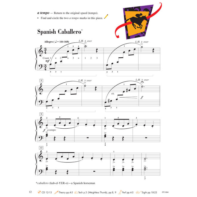 Faber Piano Adventures Level 2B Lesson Book