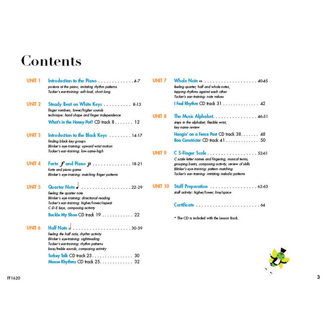 My First Piano Adventures (for the Young Beginner), Writing Book A