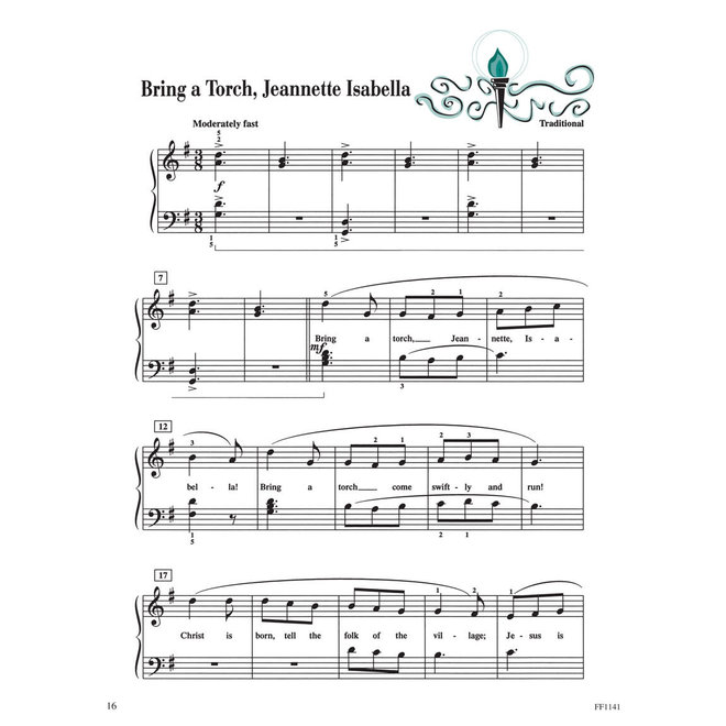 Faber Piano Adventures Level 3A Christmas Book
