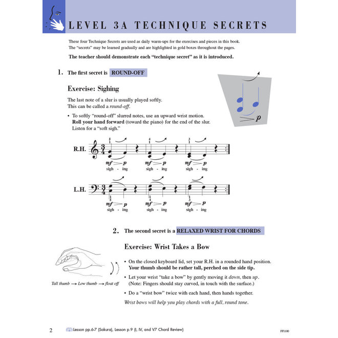 Faber Piano Adventures Level 3A Technique & Artistry Book