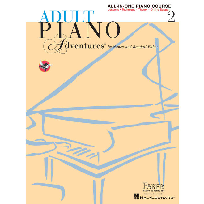 Faber Adult Piano Adventures All-In-One Piano Lesson, Book 2