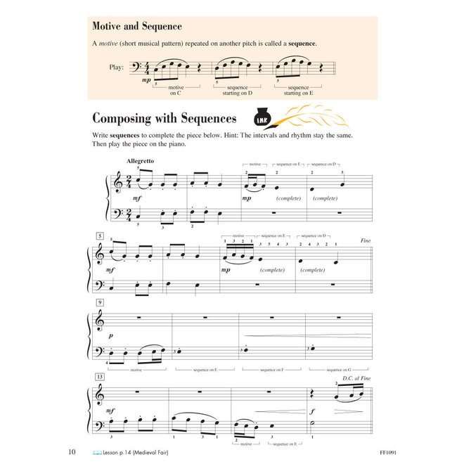 Faber Piano Adventures Level 4 Theory Book
