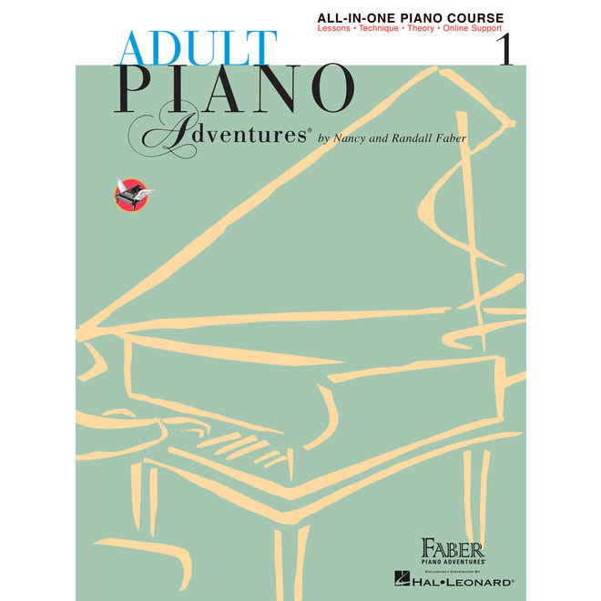 Faber Adult Piano Adventures All-In-One Piano Lesson, Book 1