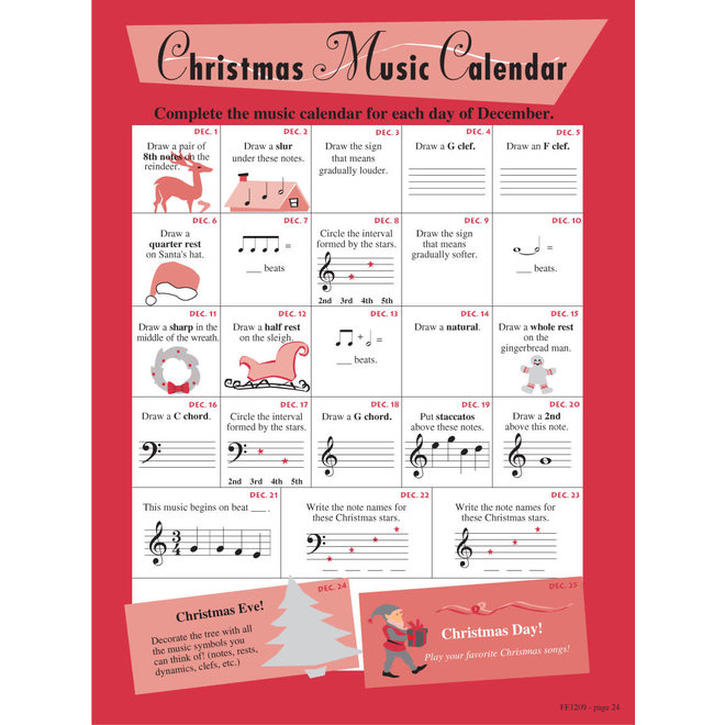 Piano Adventures for The Older Beginner, Book 1, Christmas