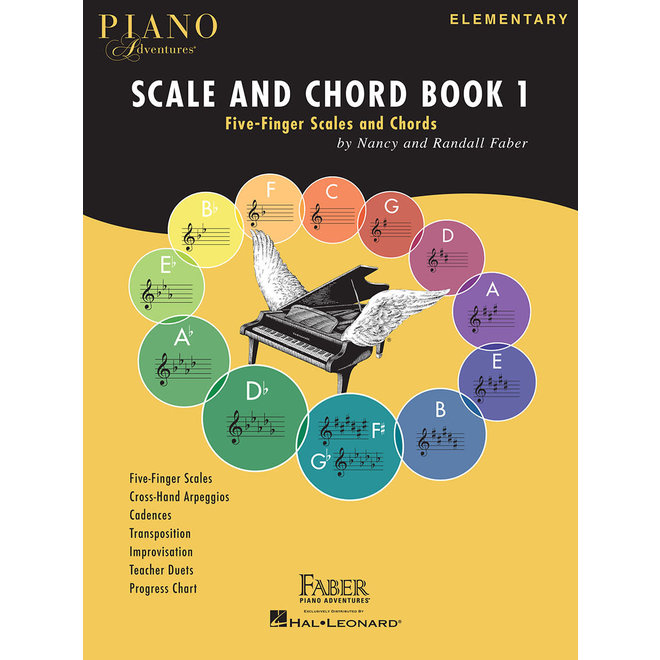 Faber Piano Adventures Scale & Chord Book 1