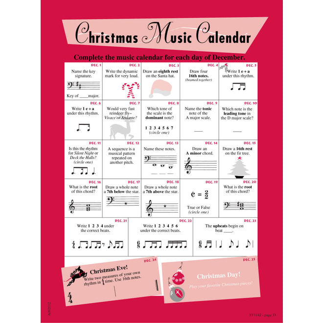 Faber Piano Adventures Level 4 Christmas Book