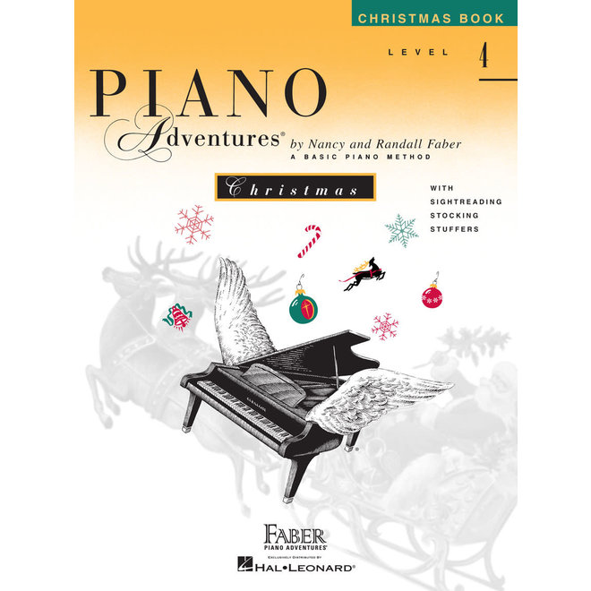 Faber Piano Adventures Level 4 Christmas Book