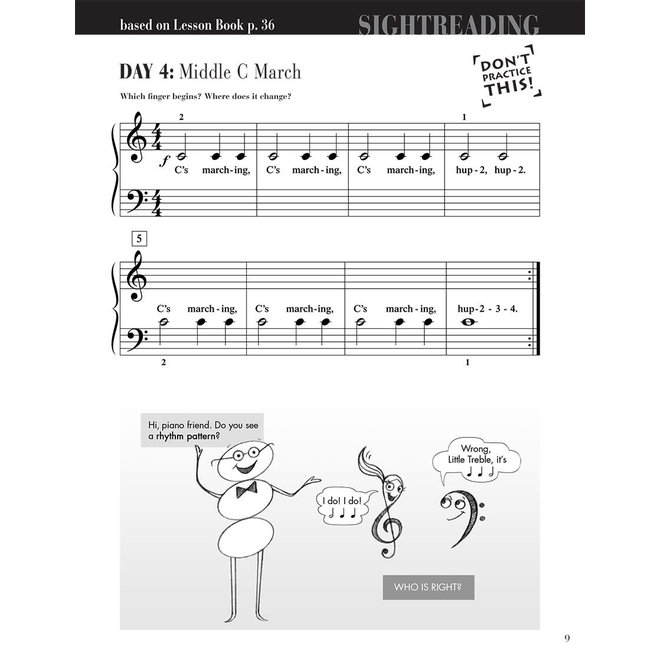 Piano Adventures Primer Level Sightreading Book