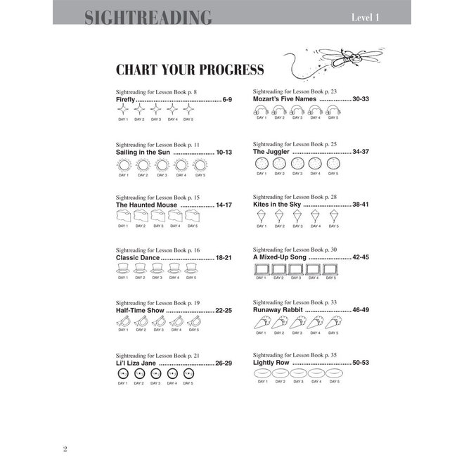 Faber Piano Adventures Level 1 Sightreading Book
