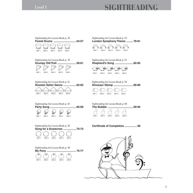 Faber Piano Adventures Level 1 Sightreading Book