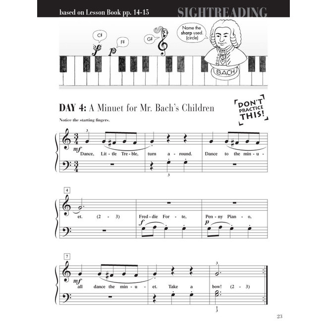 Piano Adventures Sightreading Book, Level 2A