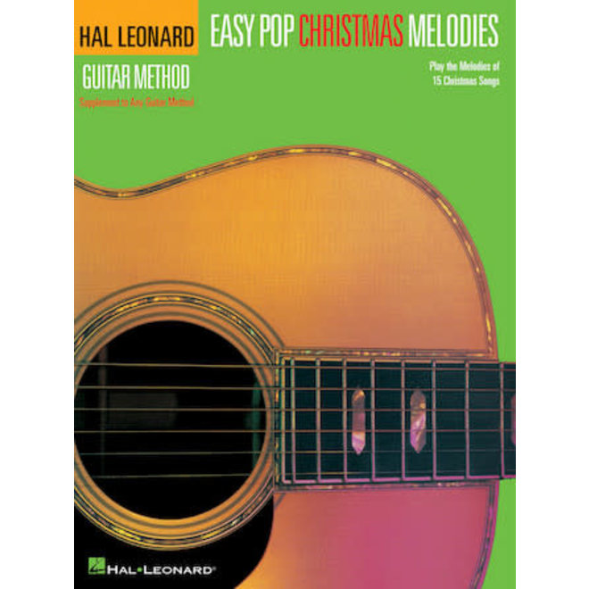 Hal Leonard Guitar Method, Easy Pop Christmas Melodies