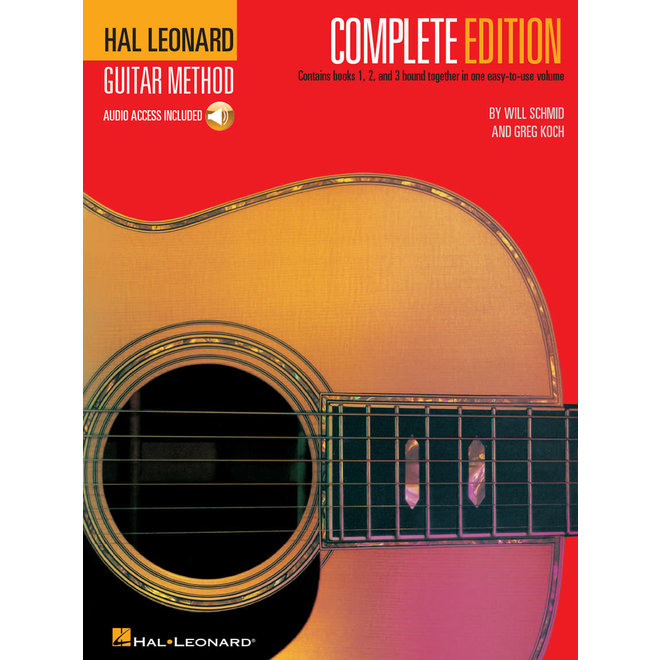 Hal Leonard Guitar Method, Complete Edition, Level 1, 2 and 3 (Book w/Online Audio)