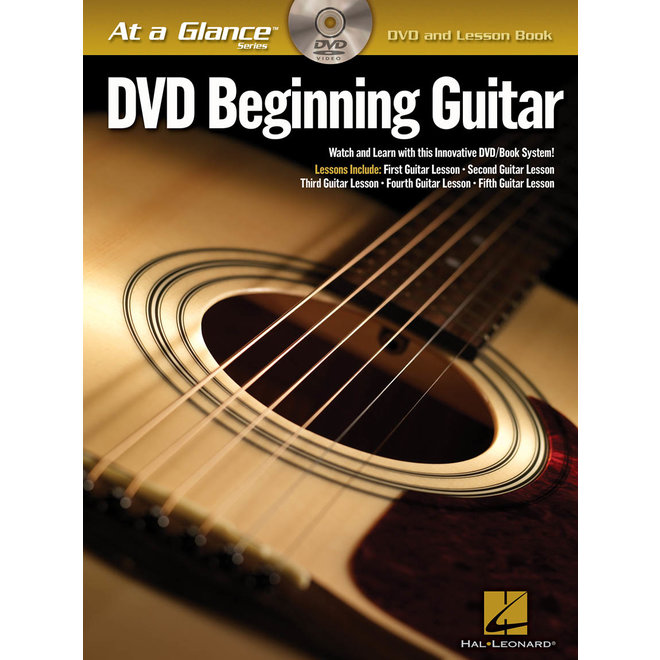 Hal Leonard At a Glance Guitar Series, Book/DVD Pack, Beginning Guitar