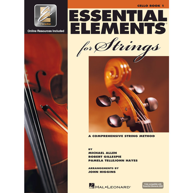 Hal Leonard Essential Elements for Strings, Level 1 Cello, w/CD & DVD