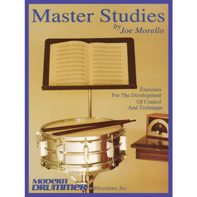 Hal Leonard Master Studies (Modern Drummer), Joe Morello, Book