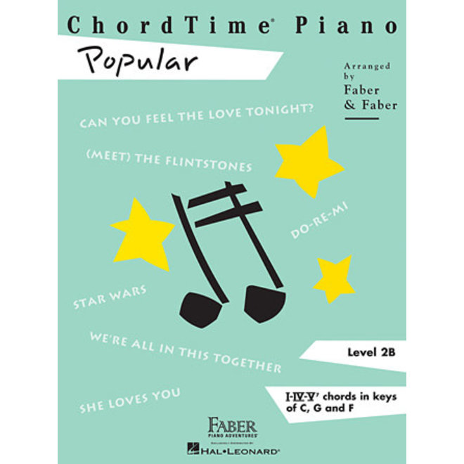 Hal Leonard Faber ChordTime Piano, Level 2B, Popular