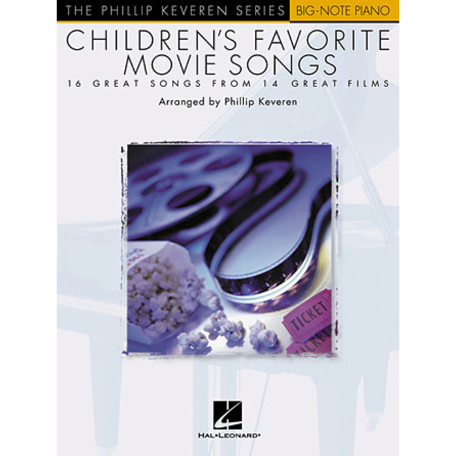 The Phillip Keveren Series, Children's Favourite Movie Songs, Big-Note Piano