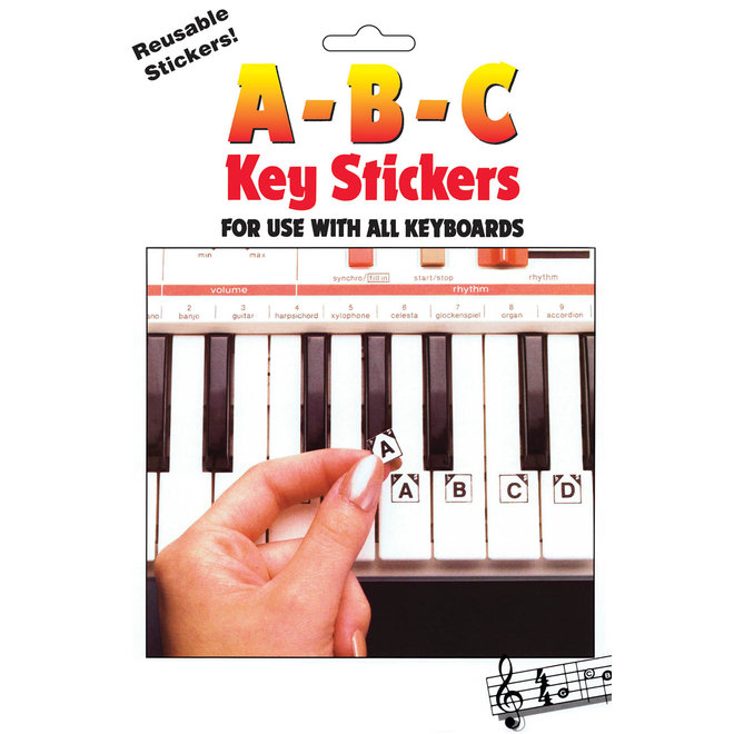 Hal Leonard ABC Keyboard Stickers