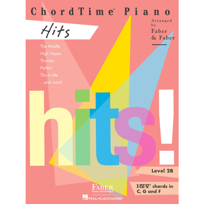 Hal Leonard Faber ChordTime Piano, Level 2B, Hits