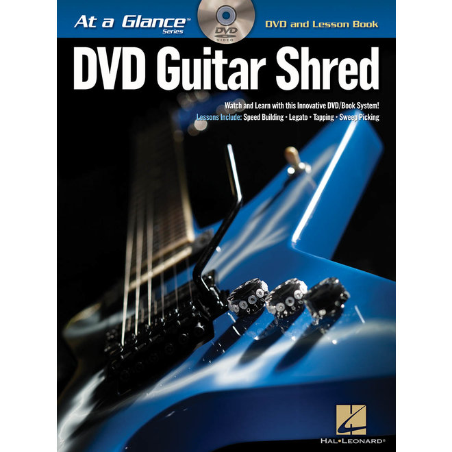 Hal Leonard At a Glance Guitar Series, Book/DVD Pack, Guitar Shred