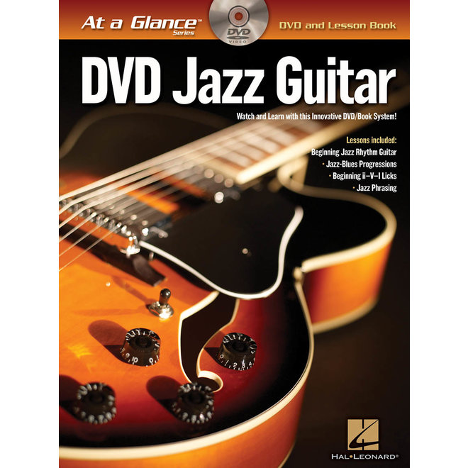 Hal Leonard At a Glance Guitar Series, Book/DVD Pack, Jazz Guitar