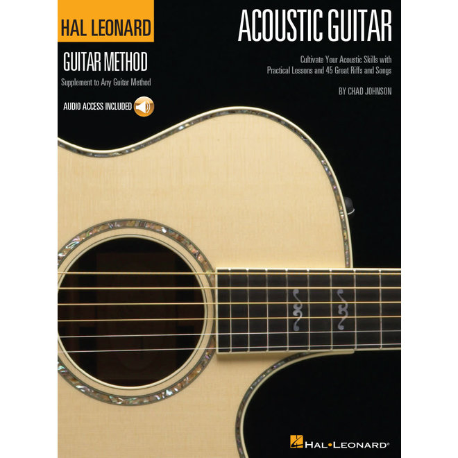 Hal Leonard Acoustic Guitar Method Book, w/Online Audio