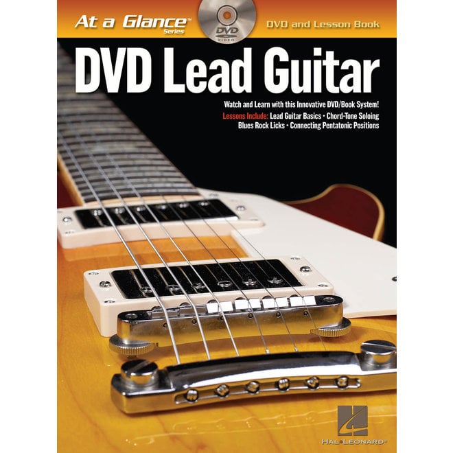 Hal Leonard At a Glance Guitar Series, Book/DVD Pack, Lead Guitar