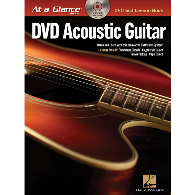 Hal Leonard - At a Glance Guitar Series, Book/DVD Pack, Acoustic Guitar