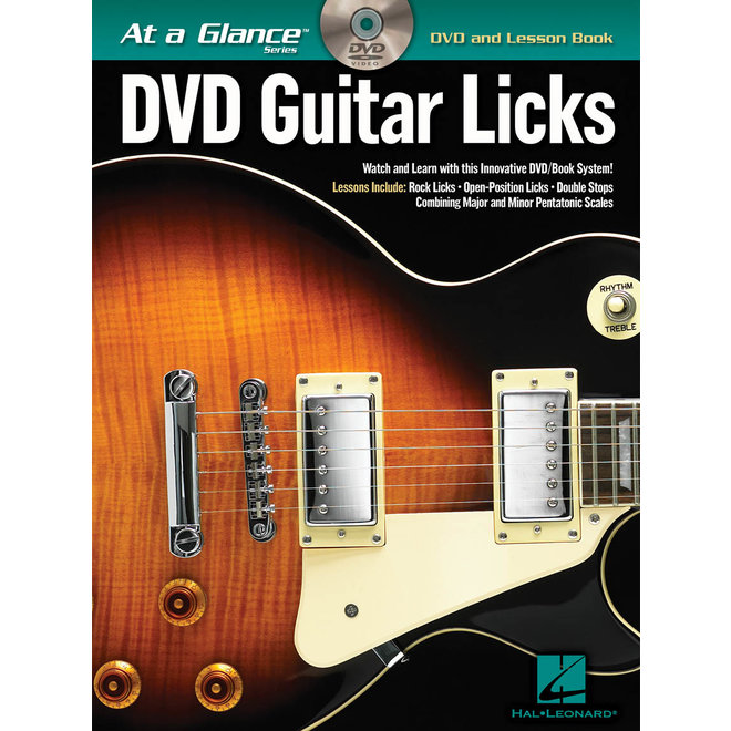 Hal Leonard At a Glance Guitar Series, Book/DVD Pack, Guitar Licks