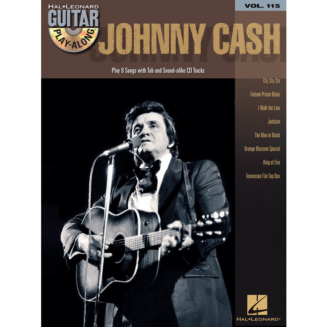 Hal Leonard Johnny Cash, Guitar Play-Along Volume 115