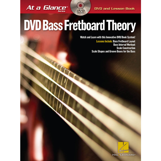 Hal Leonard At a Glance Bass Series, Book/DVD Pack, Bass Fretboard Theory