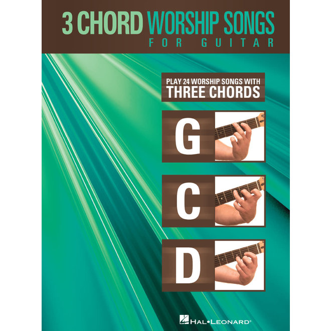 Hal Leonard 3 Chord Worship Songs for Guitar (G-C-D)