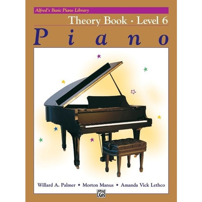 Alfred's Basic Piano Library: Theory Book, Level 6