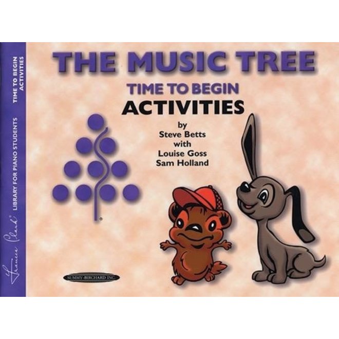 Alfred's The Music Tree, Time to Begin, Activities