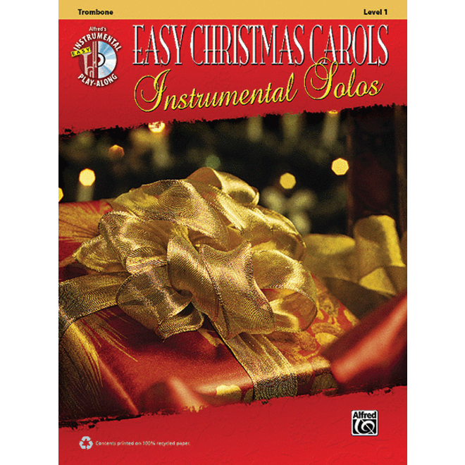 Alfred's Easy Christmas Carols Instrumental Solos (Trombone), Book and CD