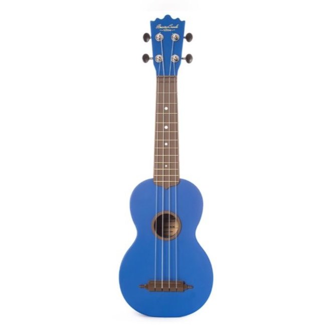 BeaverCreek Ulina Soprano Ukulele, Blue, w/Gigbag
