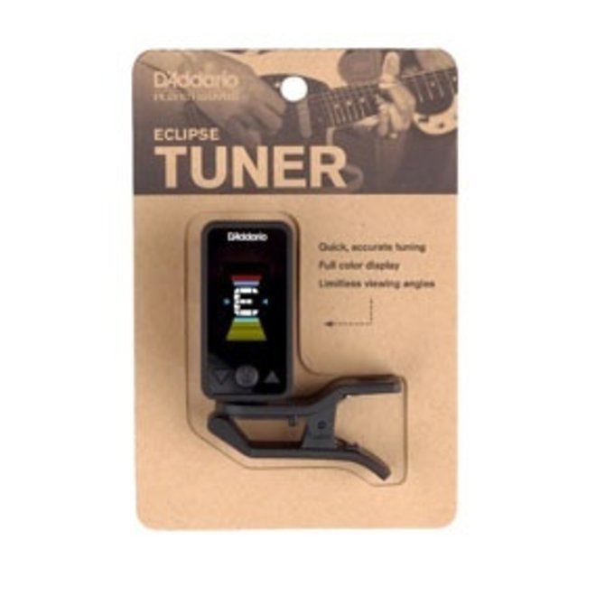 D'Addario Eclipse Clip-On Tuner, Black