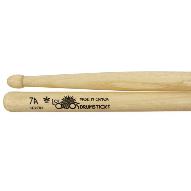 Los Cabos White Hickory Drumsticks, Acorn Tip, 7A
