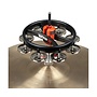 Rhythm Tech RT7420 Hat Trick Mountable Tambourine, Black