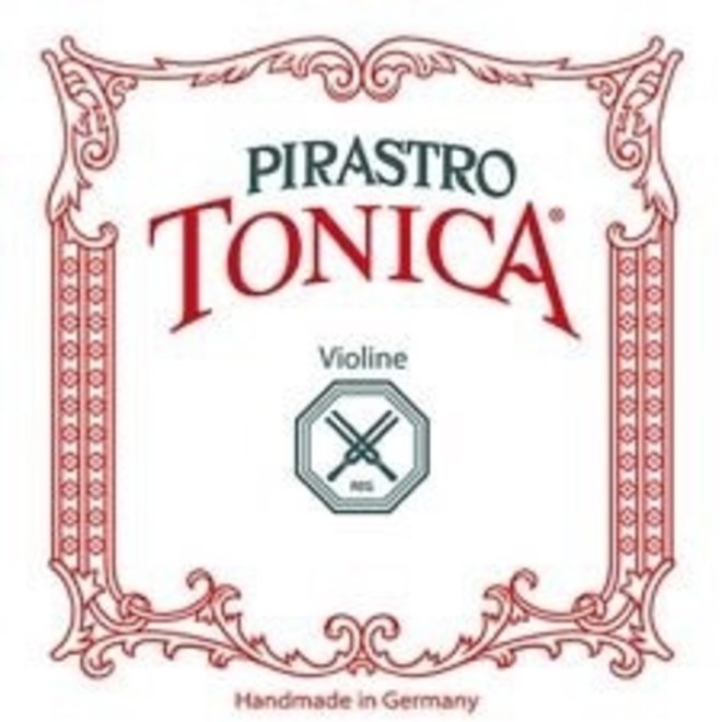 Pirastro Tonica Violin String Set, Wound E, Ball End, 4/4