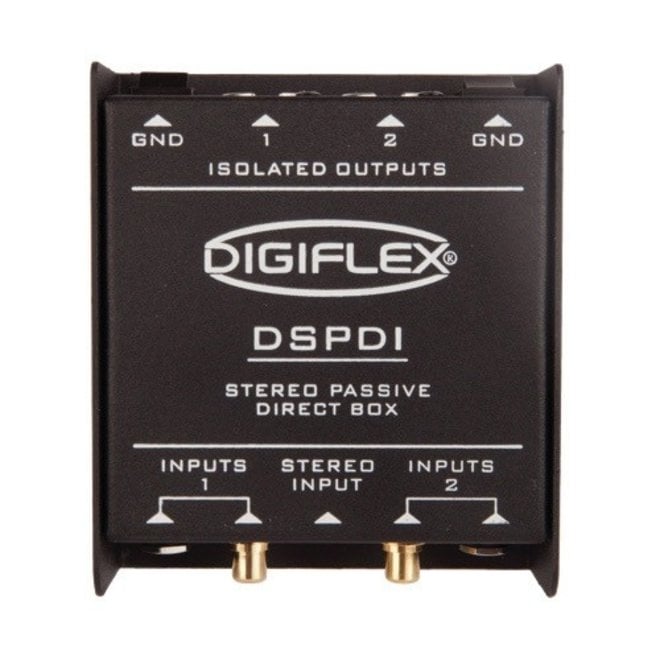 Digiflex DSPDI Stereo DI, w/RCA and 1/8" inputs.