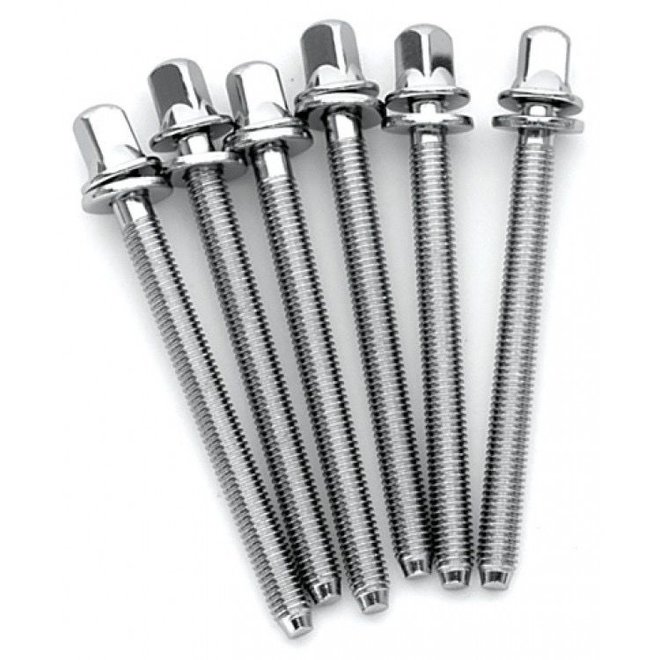 DW 2.25" tension rods for 6.5" DW snare (6 pk)