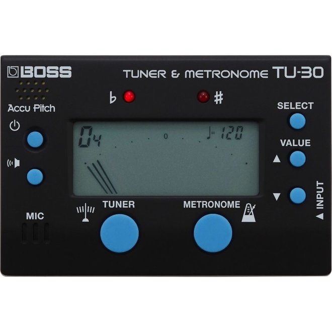 Boss TU-30 Chromatic Tuner/Metronome