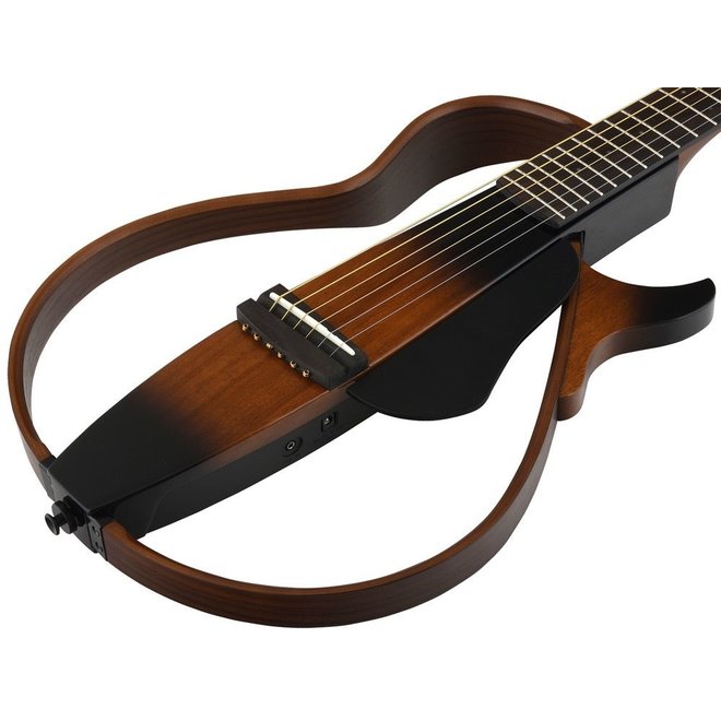 Yamaha SLG200S Steel String Silent Guitar, Tobacco Brown Sunburst