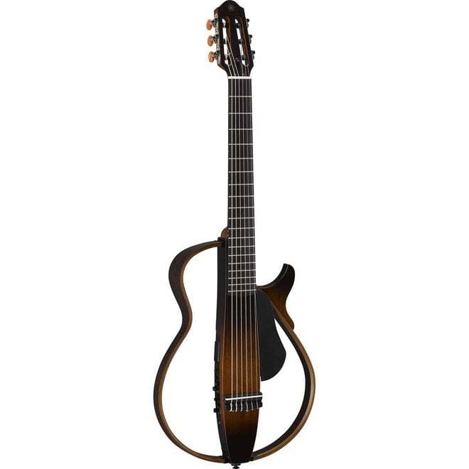 Yamaha SLG200N Silent Guitar, Nylon String, Tobacco Brown Sunburst